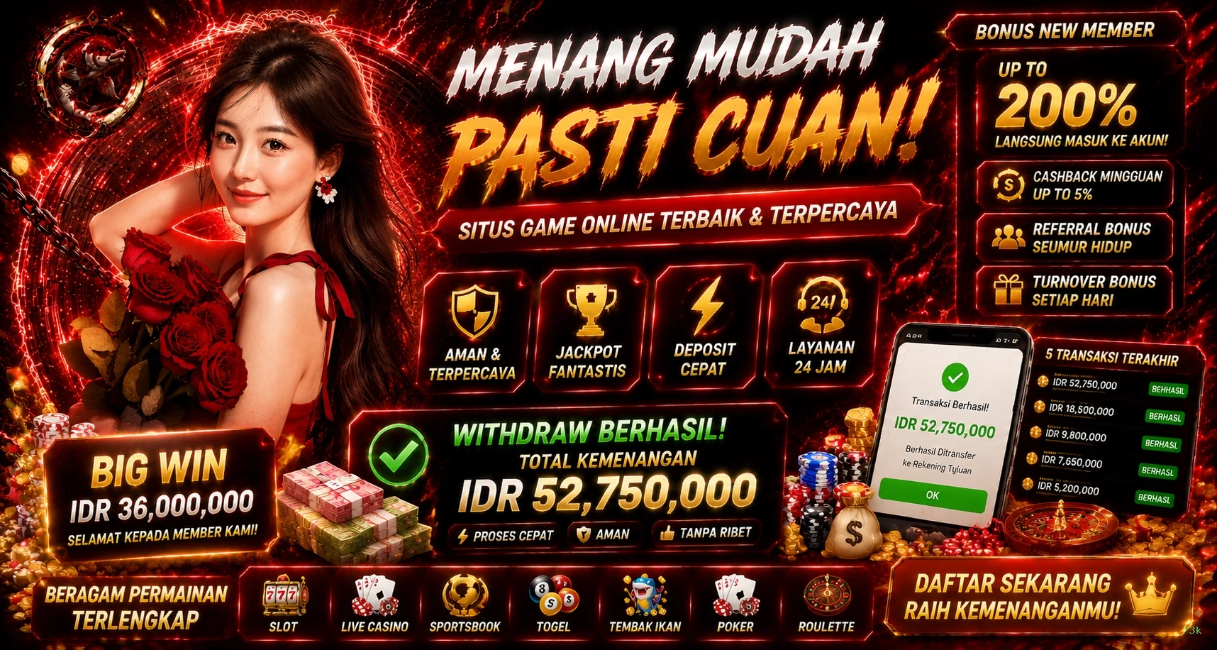 Ikon aplikasi 73k resmi